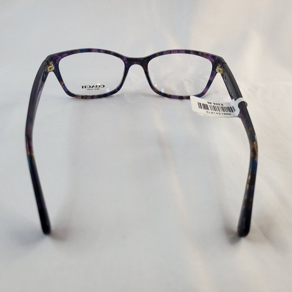 Coach HC6065 5288 Women's Rx-able Eyeglasses Confetti Purple NWT - Picture 5 of 7